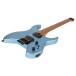 Spira Guitars S-400 Headless MPB, Satin Blue - angled shot