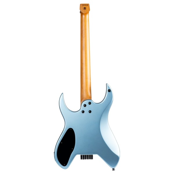 Spira Guitars S-400 Headless MPB, Satin Blue - back