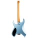 Spira Guitars S-400 Headless MPB, Satin Blue - back
