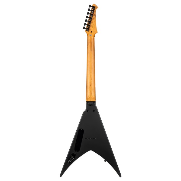 Spira Guitars V-407 MBK, Satin Black - back