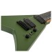 Spira Guitars V-407 MGR, Satin Green - body