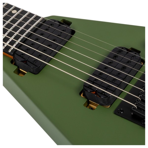 Spira Guitars V-407 MGR, Satin Green - pickups