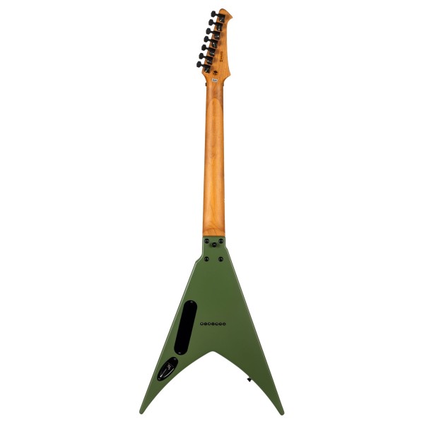 Spira Guitars V-407 MGR, Satin Green - back