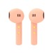 Ledwood Tws Hubble Bluetooth Earphones 5.0, Pink - buds front 