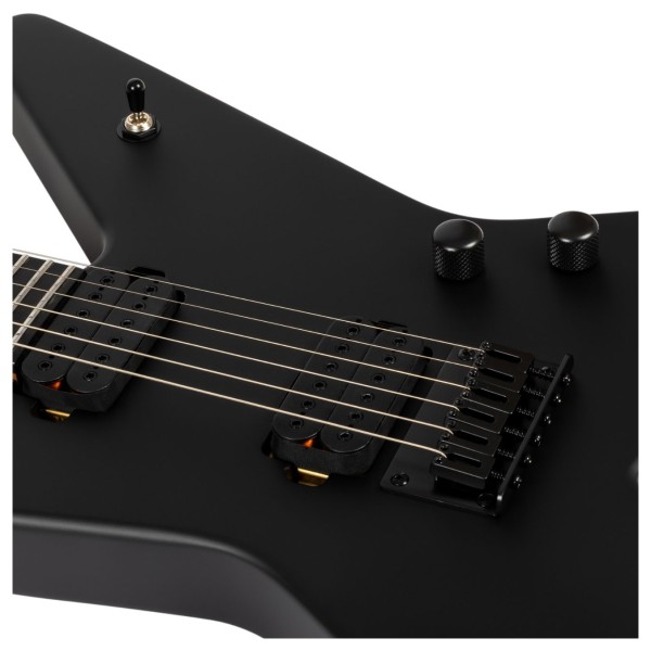 Spira Guitars SR-400 MBK, Satin Black - hardware