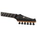 Spira Guitars SR-400 MBK, Satin Black - headstock