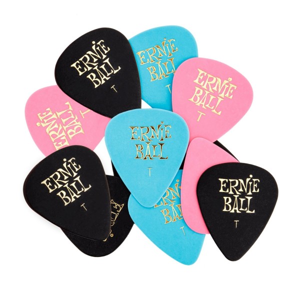 Ernie Ball Thin 0.46mm Assorted Picks, 12 Pack - Main