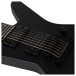 Spira Guitars X-407 MBK, Satin Black - hardware