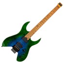 Spira Guitars S-500 Headless, Green Burst