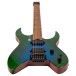 Spira Guitars S-500 Headless, Green Burst - lower bout