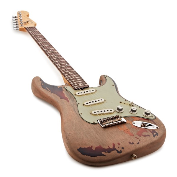 Fender Custom Shop Rory Gallagher Signature Stratocaster Relic RW, 3-Color Sunburst - angled shot