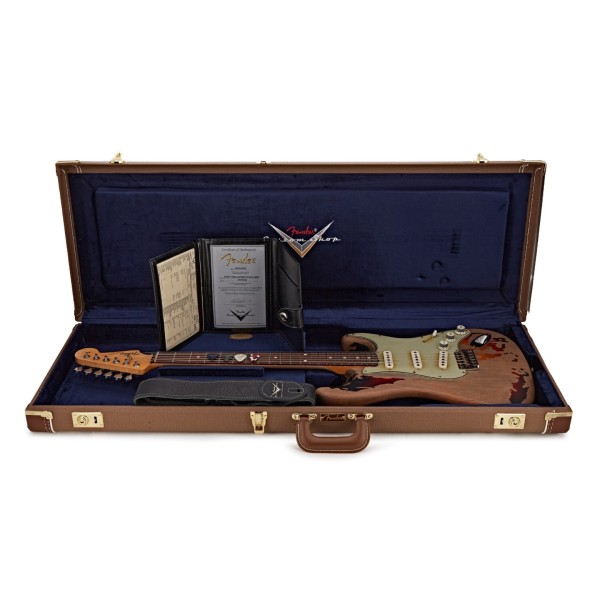 Fender Custom Shop Rory Gallagher Signature Stratocaster Relic RW, 3-Color Sunburst - guitar in case