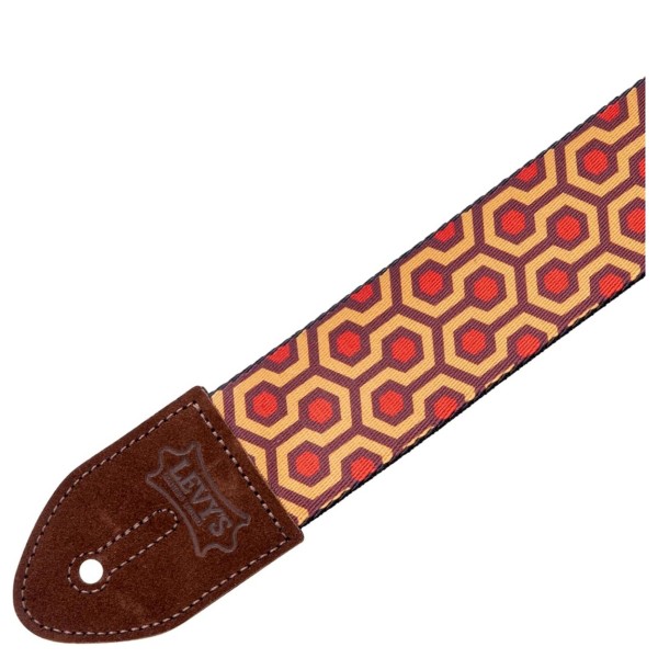 Levys Prints Polyester Suede Ends, Hex - Detail