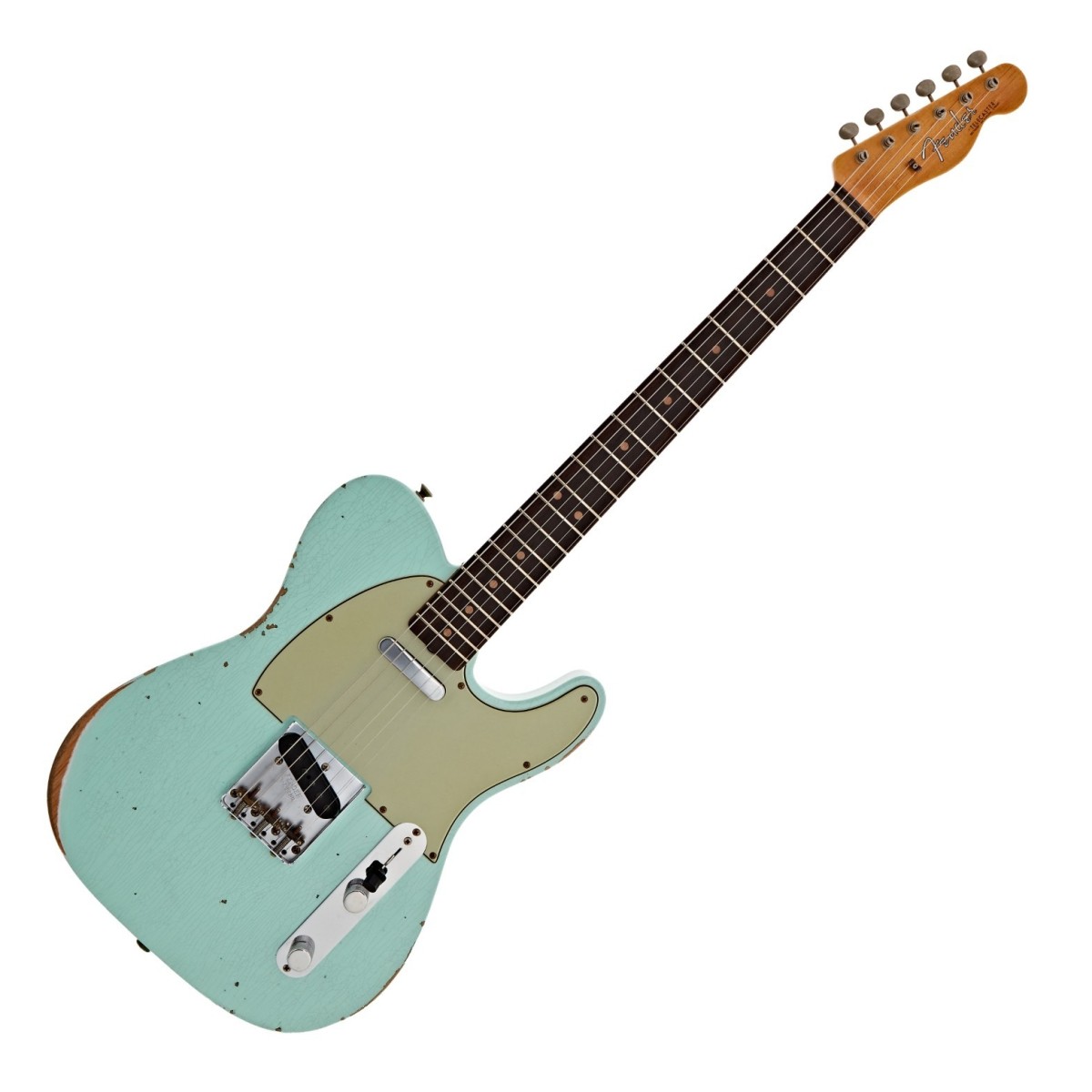 Click to view product details and reviews for Fender Custom Shop Limited Edition 63 Telecaster Relic Faded Surf Green.