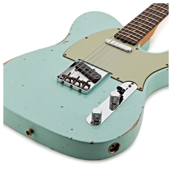 Fender Custom Shop Limited Edition '63 Telecaster Relic, Faded Surf Green - body