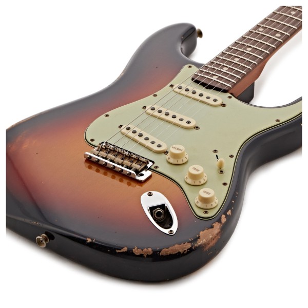 Fender Custom Shop Limited Edition 60s DualMag II Compound Radius Stratocaster Relic, Target 3tsb - body