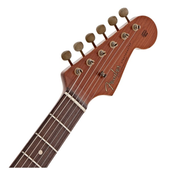 Fender Custom Shop Limited Edition 60s DualMag II Compound Radius Stratocaster Relic, Target 3tsb - headstock