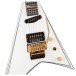Jackson Concept Series Rhoads RR24 HS, White with Black Pinstripes Closeup