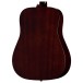 Epiphone Eric Church Hummingbird Dark, Cobra Burst - back of body