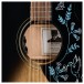 Epiphone Eric Church Hummingbird Dark, Cobra Burst - artist label