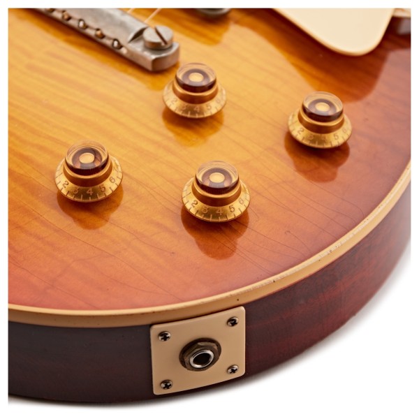 Gibson Custom Murphy Lab 1959 Les Paul Standard Reissue Light Aged, Royal Teaburst #952127 - controls