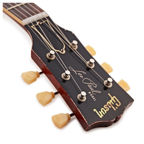 Gibson Custom Murphy Lab 1959 Les Paul Standard Reissue Light Aged, Royal Teaburst #952127 - headstock logo