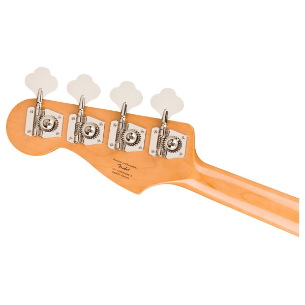 Squier FSR Classic Vibe '70s Jazz Bass LRL, Aztec Gold - back of headstock