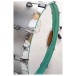 Dixon Cornerstone Hybrid 22'' 4pc Shell Pack, Metallic Silver w/Turquoise Blue Hoop