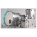 Dixon Cornerstone Hybrid 22'' 4pc Shell Pack, Metallic Silver w/Turquoise Blue Hoop