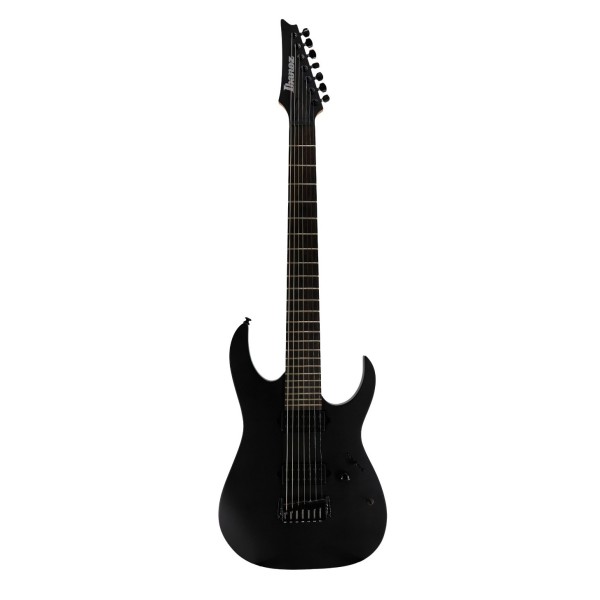 Ibanez RGIXL7 Iron Label 7-String, Black Flat