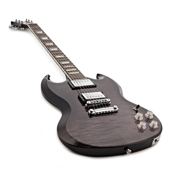 Gibson SG Modern, Trans Black Fade #220650182 - angled shot