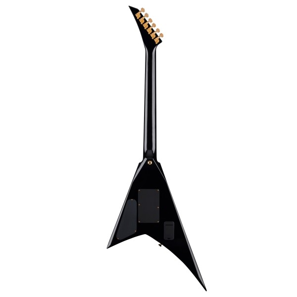 Jackson MJ Series Rhoads RR24MG, Black with Yellow Pinstripes back