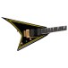 Jackson MJ Series Rhoads RR24MG, Black with Yellow Pinstripes close