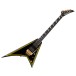 Jackson MJ Series Rhoads RR24MG, Black with Yellow Pinstripes