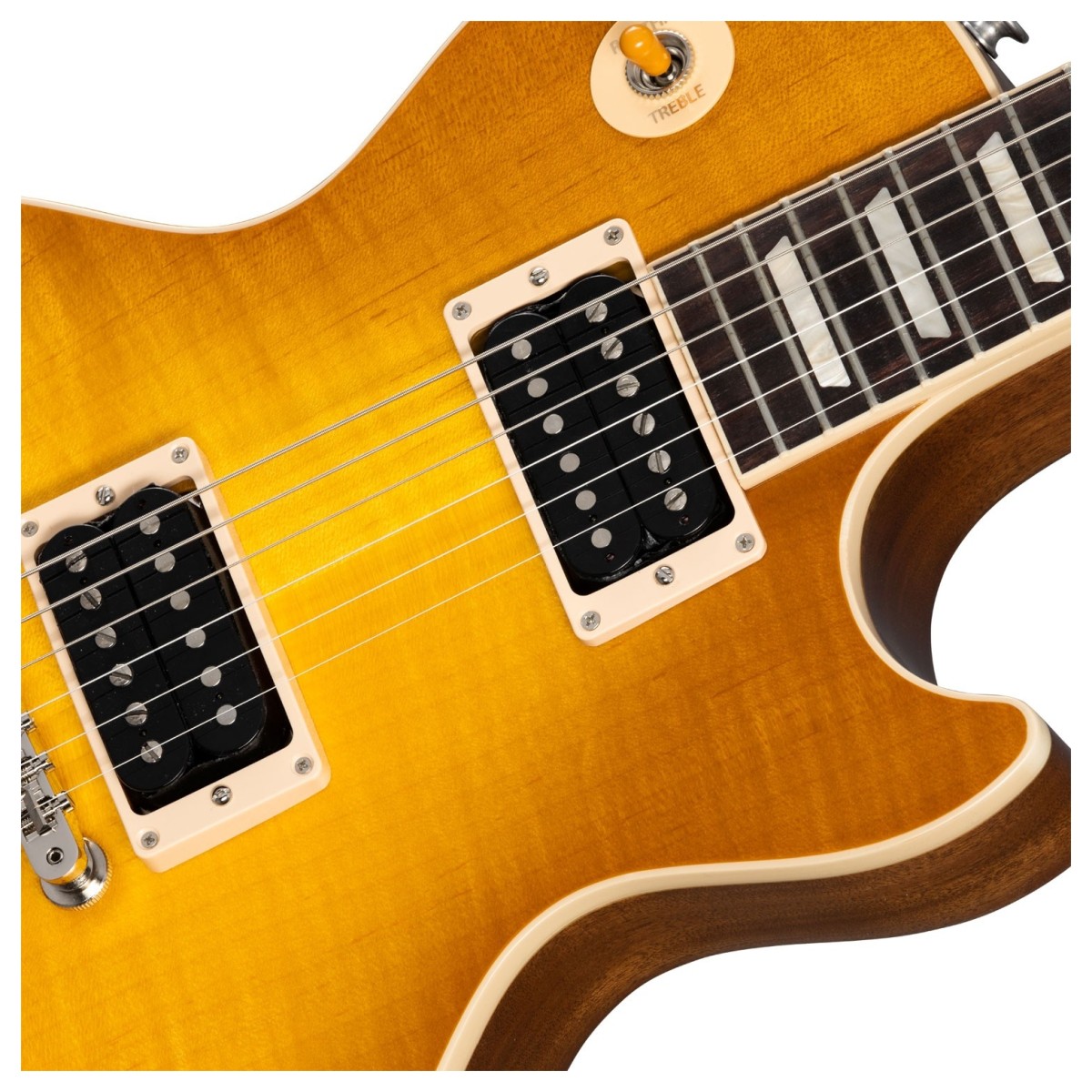 Gibson Les Paul Standard 50s Faded Figured Top, Vintage Honey Burst ...