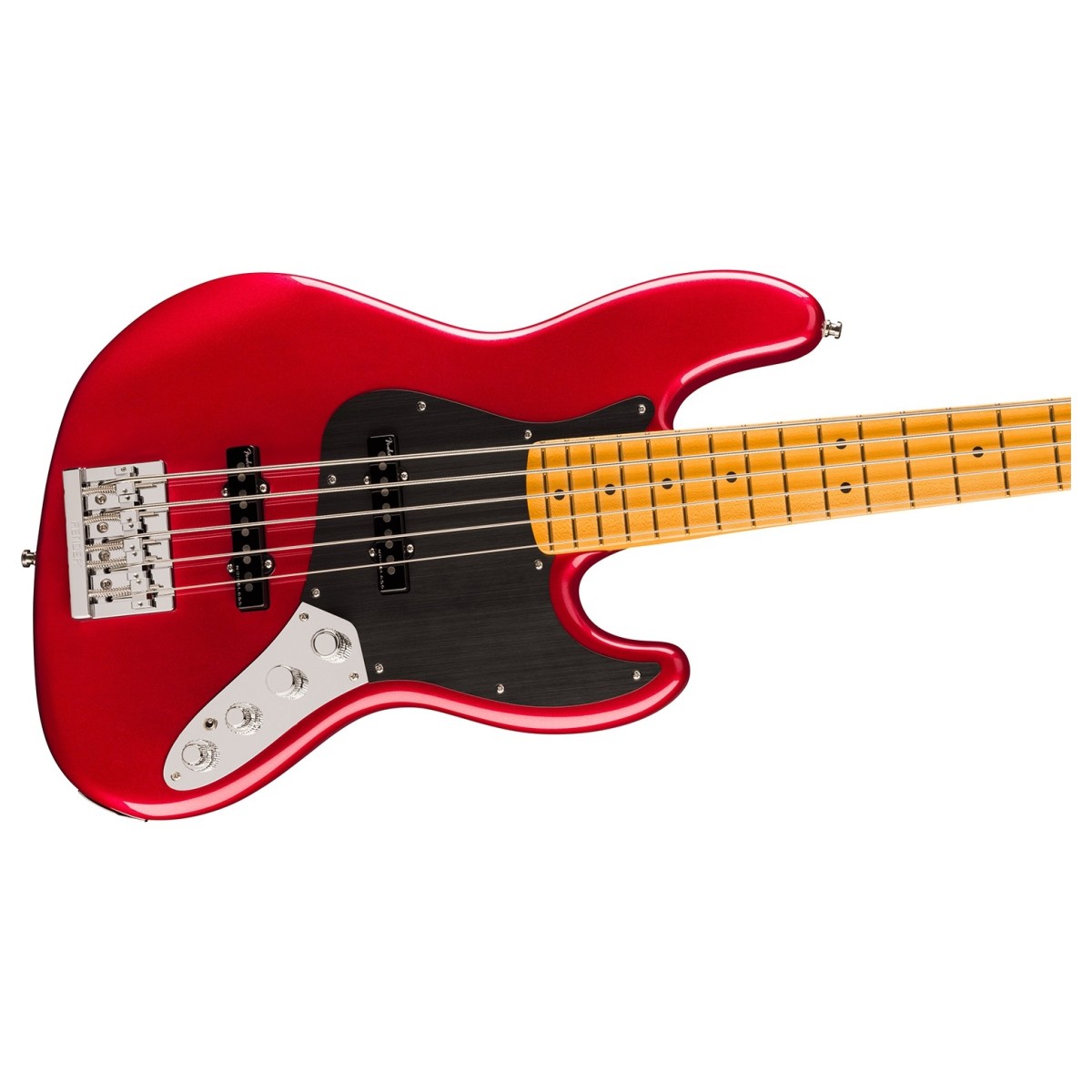Fender American Ultra II Jazz Bass V MN, Sinister Red at Gear4music