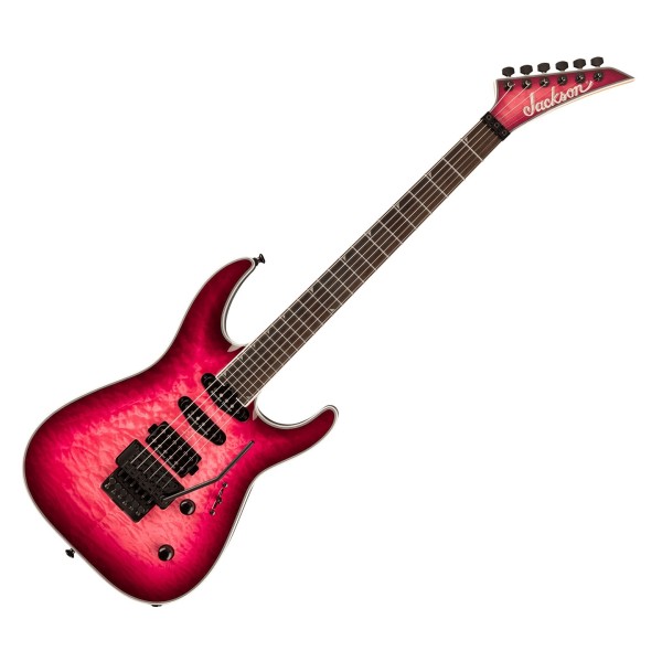 Jackson Pro Plus Series Soloist SLA3Q, Fuschia Burst