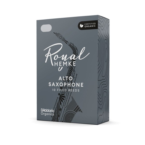 D'Addario Royal Hemke Organic Alto Saxophone Reeds, 4 (10 Pack) 2