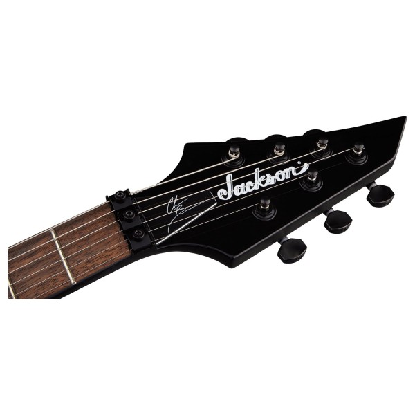 Jackson Pro Series Signature Chris Broderick Soloist 6, Gloss Black - headstock 