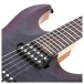 Schecter Omen Extreme-II, Nocturne Shadow - upper frets