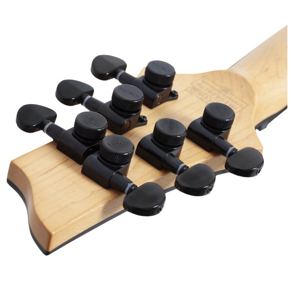 Schecter Omen Extreme-II, Nocturne Shadow - back of headstock