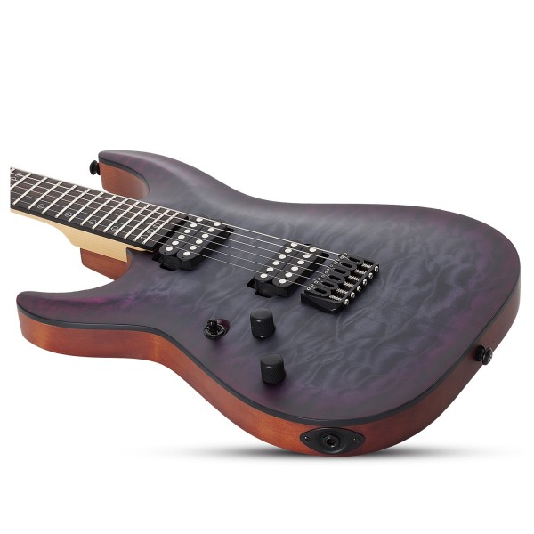 Schecter Omen Extreme-II Left Handed, Nocturne Shadow - body
