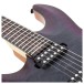 Schecter Omen Extreme-II Left Handed, Nocturne Shadow - upper frets