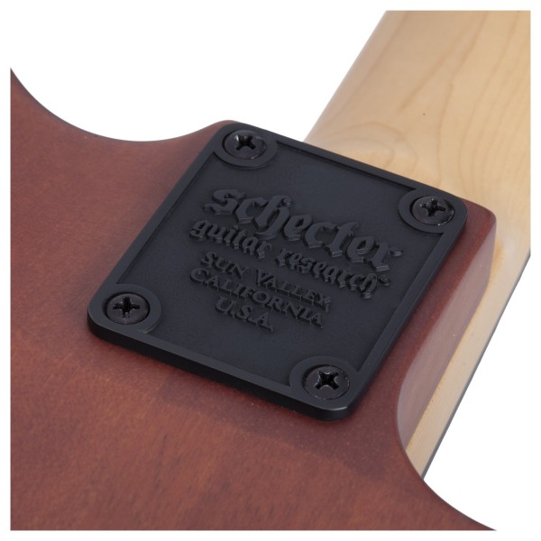 Schecter Omen Extreme-II Left Handed, Nocturne Shadow - neck joint