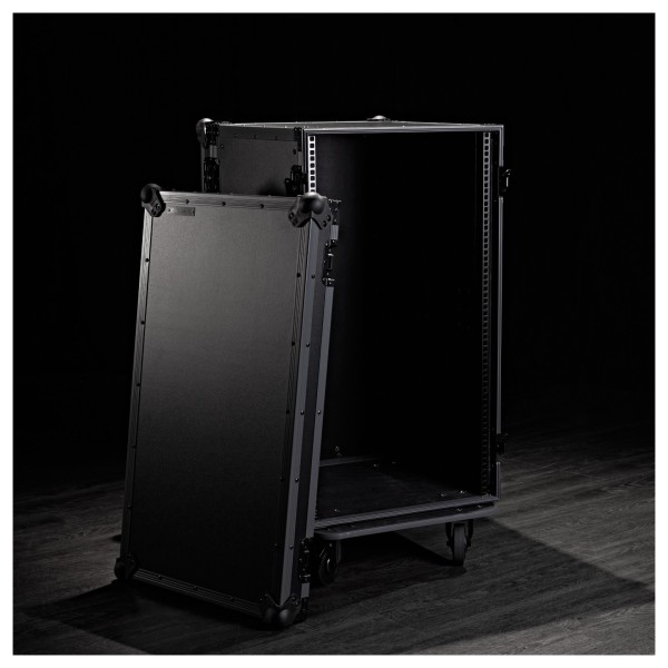 Trojan Pro Stealth 20U Heavy-Duty Wheeled Rack Flight Case