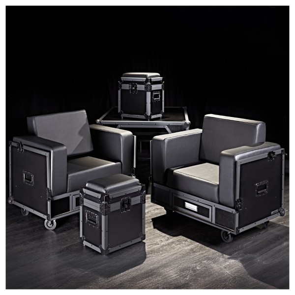 Trojan Pro Stealth Sofa Heavy-Duty Wheeled Flight Case