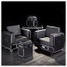 Trojan Pro Stealth Sofa Heavy-Duty Wheeled Flight Case
