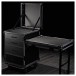 Trojan Pro Stealth 4-Drawer Single Table Heavy-Duty Wheeled Flight Case