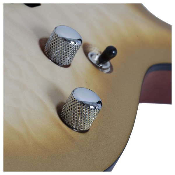 Schecter Omen Extreme-II, Natural Gold Burst - controls