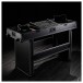 Trojan Pro Stealth Collapsible DJ Table Heavy-Duty Wheeled Flight Case
